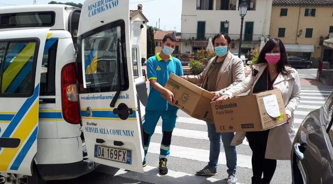 Prosegue la distribuzione delle mascherine sul territorio. Nessuno resterà senza